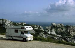 Blick auf Les Baux